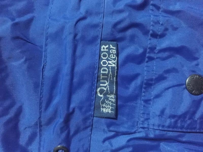 Waterproof jacket for 11/12 years old kids 100% nylon outside 5
