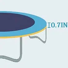 Trampolines 8 FT Round Jumping Table with Enclosure Net| 6