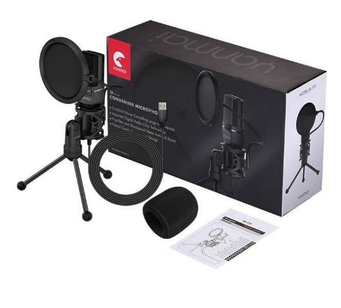 Yanmai Sf-777 USB Microphone RGB Condenser Mic - Rode Samson BM 800 0