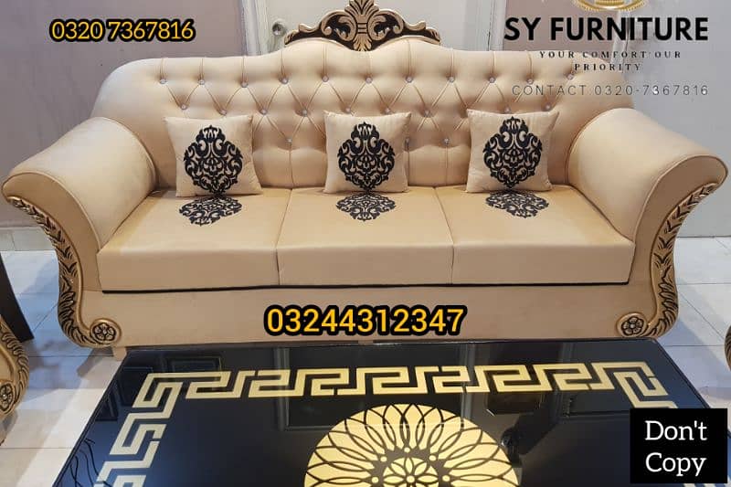 New Luxury sofa set 6 seater 1