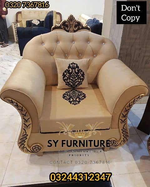New Luxury sofa set 6 seater 5