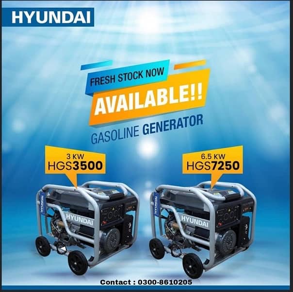 Hyundai Generator’s  & Power Tools 1