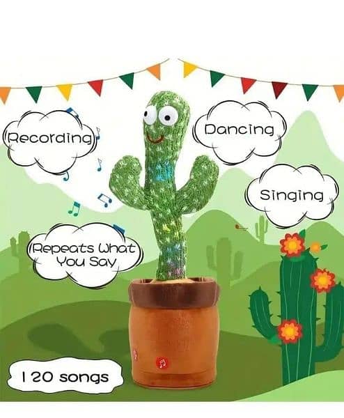 *Product Name*: Dancing Cactus Plush Toy For Kids 1