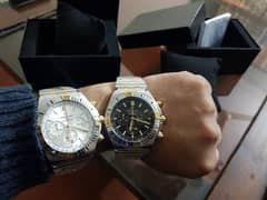 Breitling fresh import black silver wrist watch for men best gifts