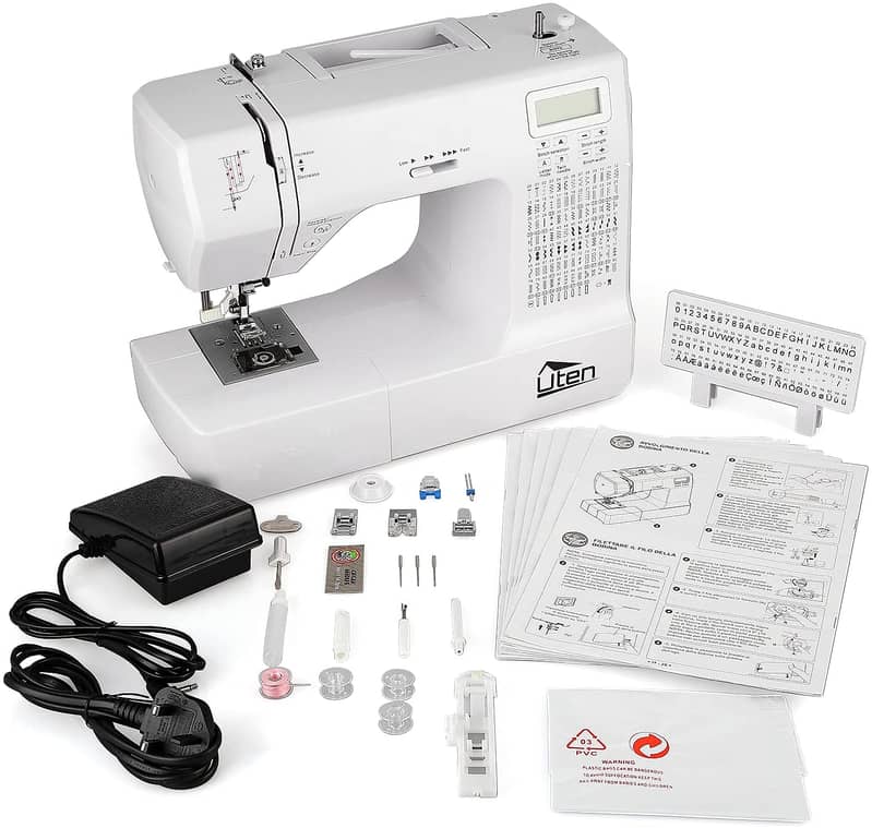 Uten Computerized Sewing Machine Portable Electronic 6