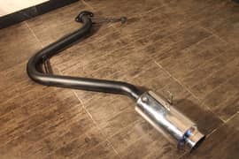 RSR CONVERTABLE EXHAUST WITH ORIGINAL REMOVABLE BAFFLE BOLT ON CUORE