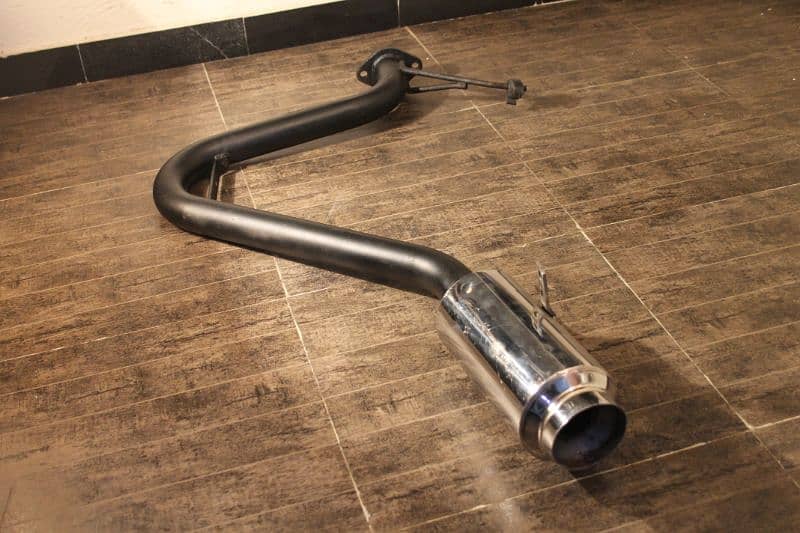 RSR CONVERTABLE EXHAUST WITH ORIGINAL REMOVABLE BAFFLE BOLT ON CUORE 3