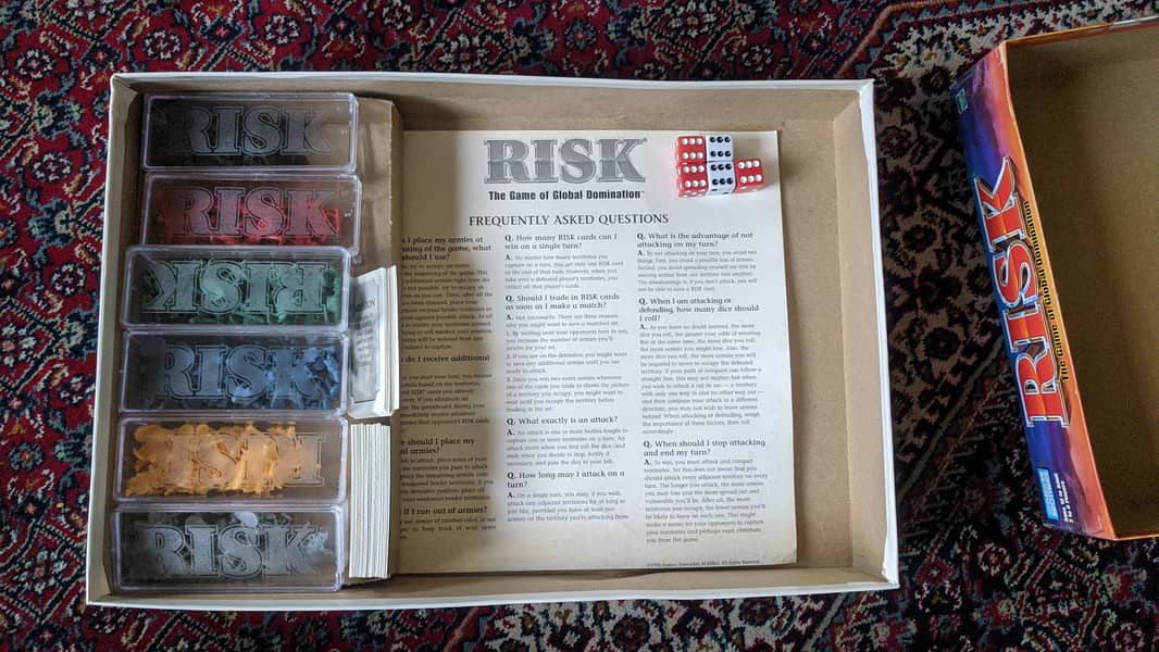 Risk Board Game Original 10/10 --- 100% Original (Not local) 5