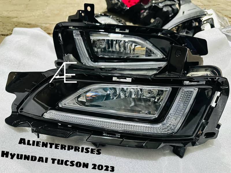 Chery Tiggo Bumpers Roof Diggi Front Back Lights FOG Lamps Bonnets 4