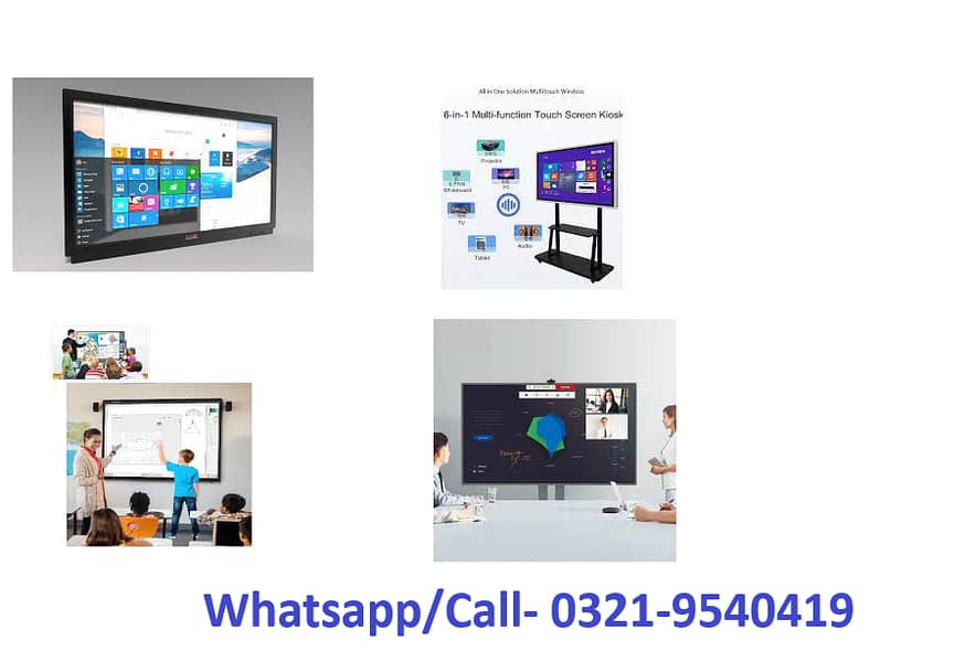 Smart Board | Interactive Touch Led Screen | Digital White Board | 7