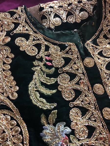 crimson velvet ( wedding edition original) designer is Saira shakira. 9