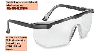 Safety Spectacles Glasses Eye Protection Dust and Chemical Goggles