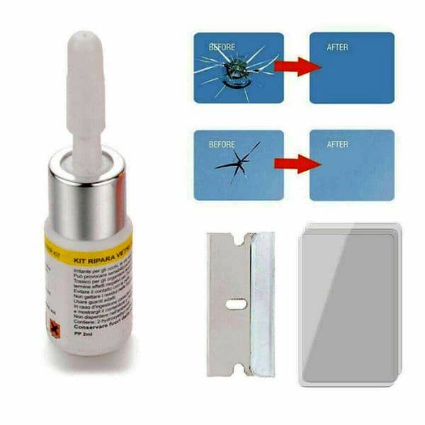 Efficient Windshield Fix Fluid Quick Auto Repair Kit For Cracked Glass 4