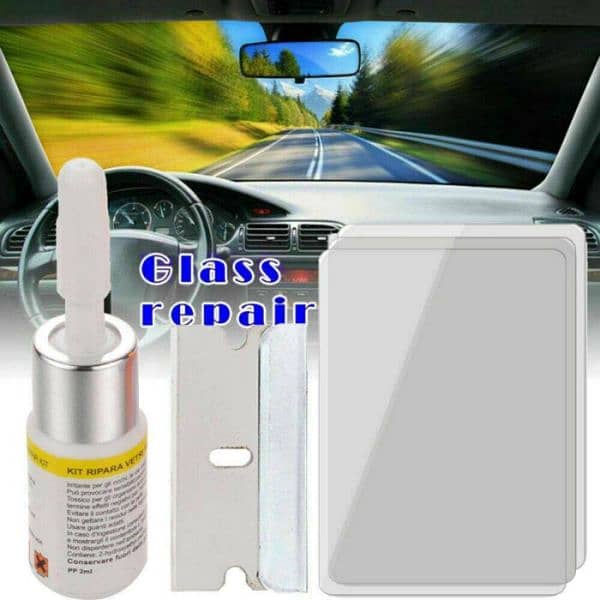 Efficient Windshield Fix Fluid Quick Auto Repair Kit For Cracked Glass 7
