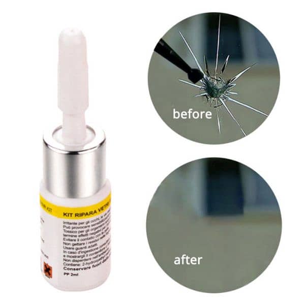 Efficient Windshield Fix Fluid Quick Auto Repair Kit For Cracked Glass 8
