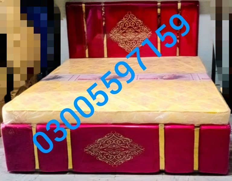 valvet bed ful cushion king size shape color complete set dressing 4