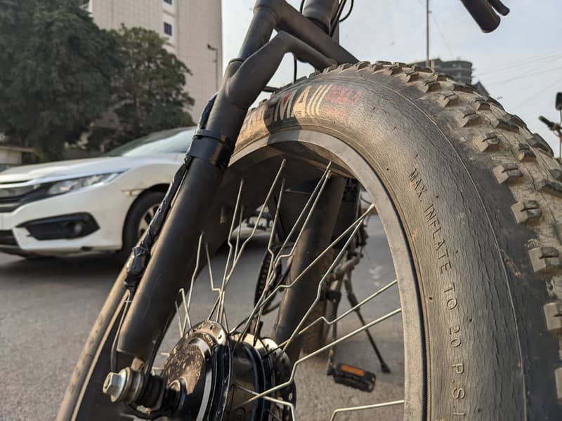 FIRST TIME IN KARACHI- FAT TYRE ELECTRIC CYCLE IN BEST PRICE 12