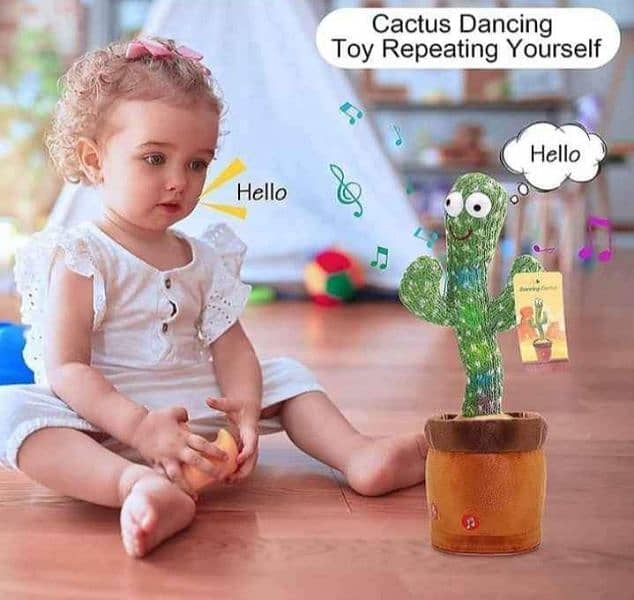 Dancing Cactus Toy - Recording & Talking Toy - Educational Toy - Gift 2