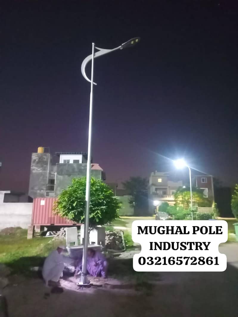 Road Street lighting poles tower overhead line poles 8