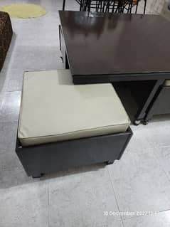 Modern designed Center Table with Cushioned Seats
