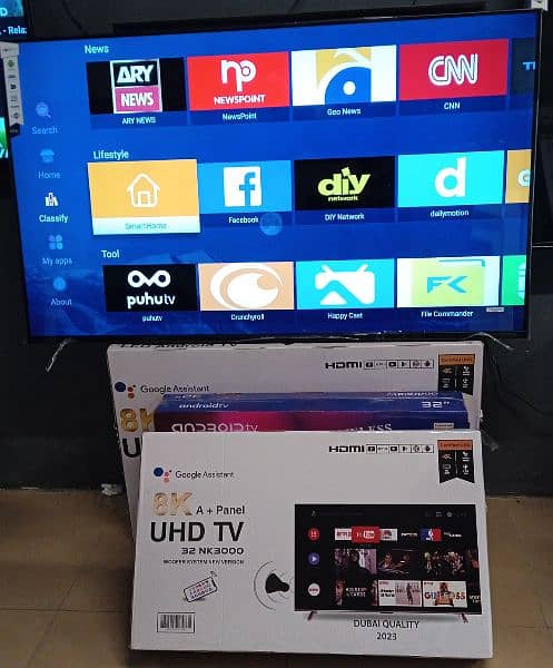 BUY 55 INCHES SMART SLIM LED TV HD FHD 4K VOICE CONTROL 8