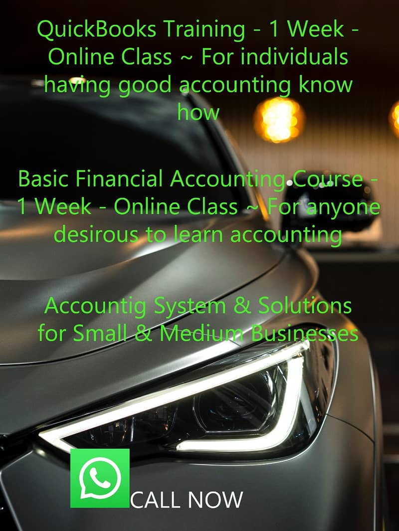 QuickBooks, Accounting, Trainings, NGO, Company Registration, Tax 1