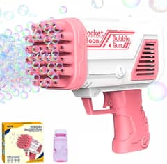 Bubble Machine Toy, 32 Holes Bazooka Bubble Machine