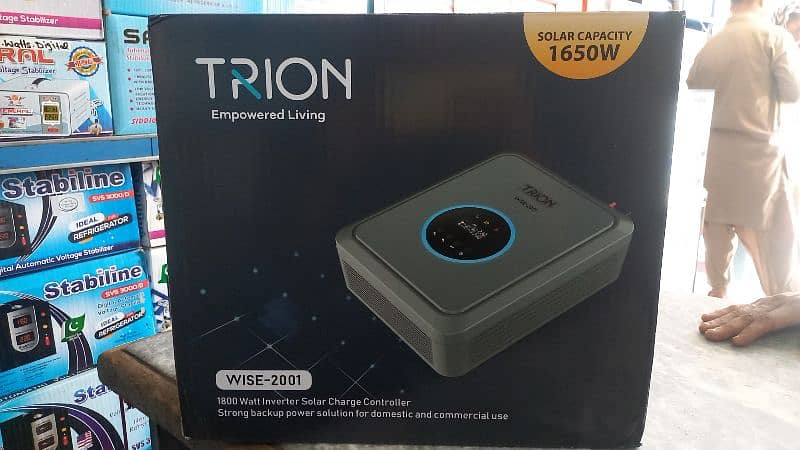 Trion Wise-2001 Solar Inverter 2000VA 1800 watts (Solar 1650 W] 6