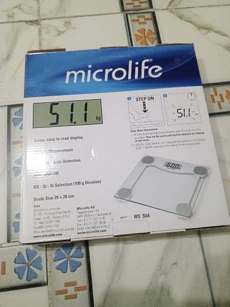 Microlife Digital personal scale weight machine 1