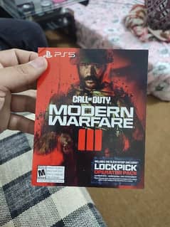 Call Of Duty Modern Warfare 3 (Plus Lockpick Operator Pack) Digital Game -  PS5