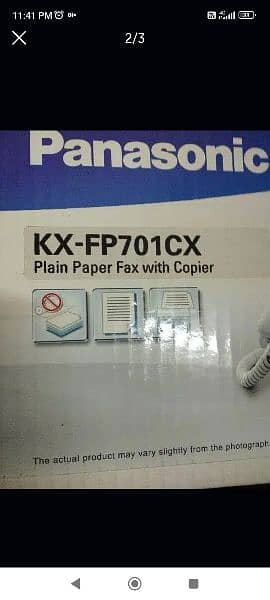 Fax Machine, Panasonic KX-FP701CX Fax Machine 1
