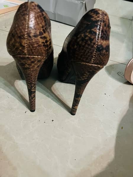 Brown high heels 2