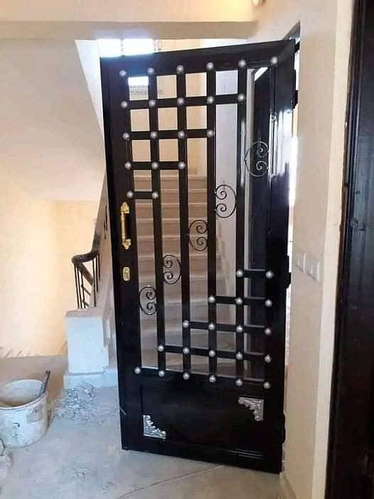 Main Gate, Safety Grill, Doors, Chogaths, Stairs, Railling, SS, frame 14