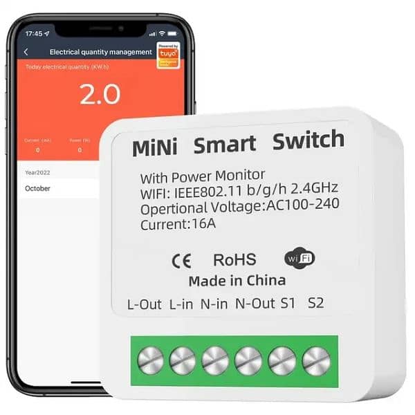 Wifi switch with Power Monitoring 2