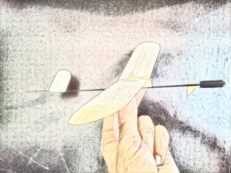Airplane glider Balsa free flight, STEAM science 6