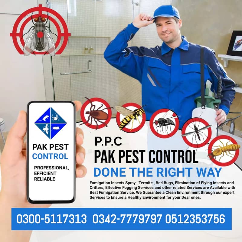 Pest Control/Termite Control/fumigation services/Deemak Control 1