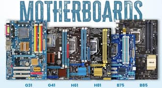 h61 b75 h81 b85 z87 z97 h110 Gaming motherboard Available