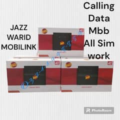 4g Jazz Home WiFi All Network Zong/Telenor Sim Working Cash on Delivry