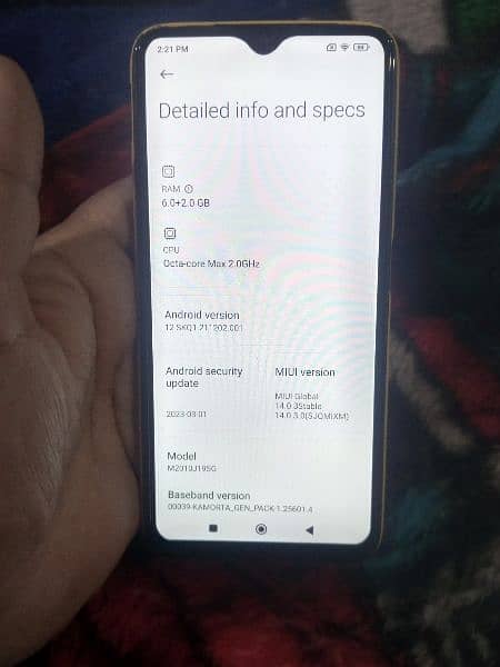 realme 9t with box  6+2/128 and paouch 5