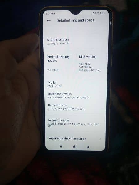 realme 9t with box  6+2/128 and paouch 6
