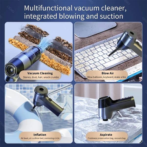 Mini Rechargeable Portable Vacuum Cleaner for Car 5