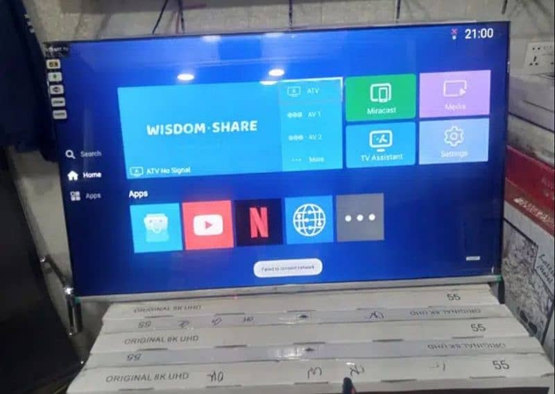 75 INCH LED TV ANDROID TV LATEST MODEL 3 YEAR WARRANTY 03221257237 3