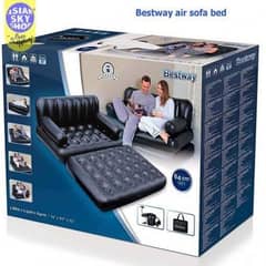 Bestway 5 in 1 Sofa Cum Bed Inflatable Sofa Air Bed Couch - 75054 0