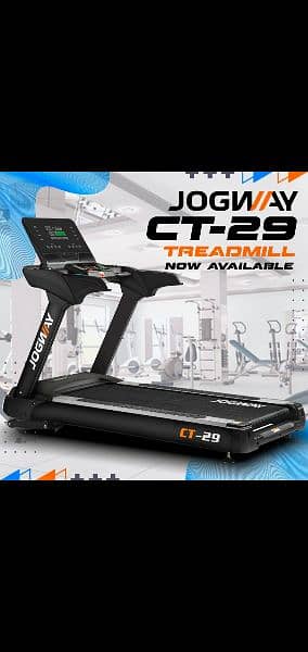 JOGWAY Treadmill CT29 Fitness Machine And Gym Equipment 0