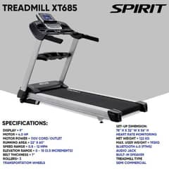spirit usa xt685 Sami commercial treadmill gym and fitness machine