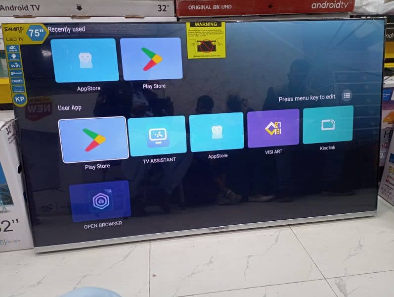 BIG screen size 65 inch android smart led tv new model 2024 3
