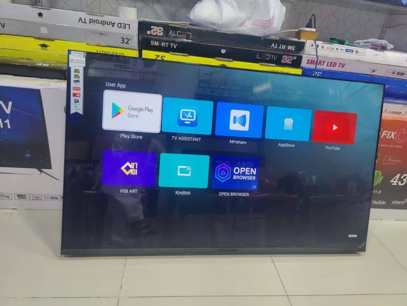 BIG screen size 65 inch android smart led tv new model 2024 4