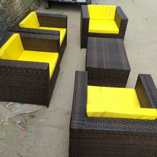 sofa set/bench/dining table/UPVC chair/tables/plastic furniture 5