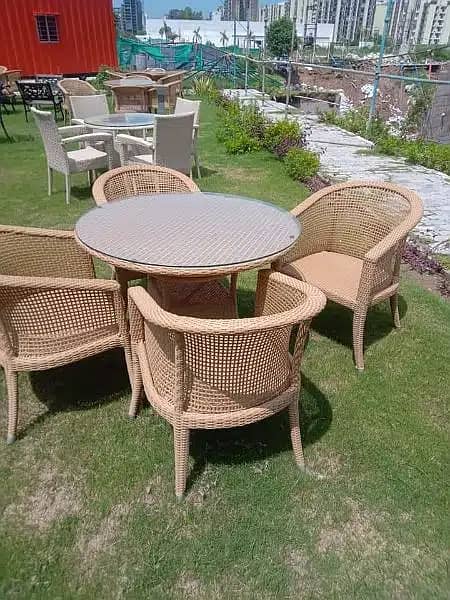 sofa set/bench/dining table/UPVC chair/tables/plastic furniture 6