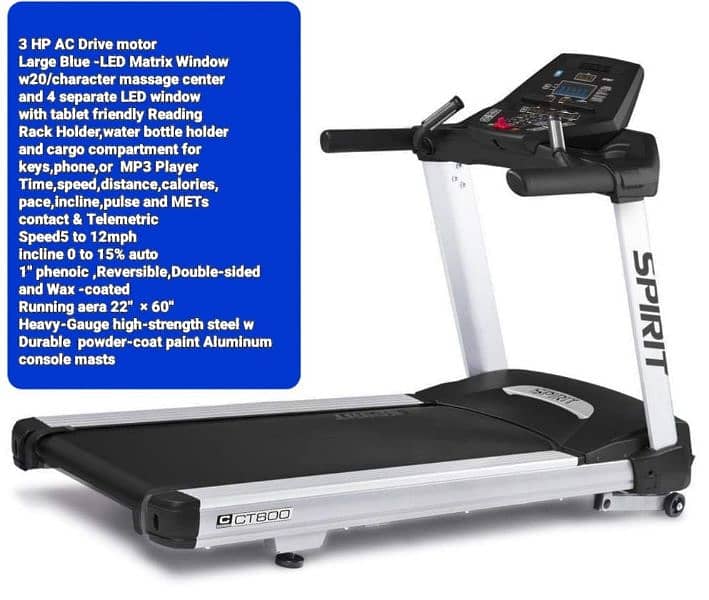 full commercial spirit usa treadmill gym and fitness machine 1